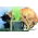 Outdoor-Blumentopf "Terra" ø 15 cm mit Untertasse - anthrazitgrau - 