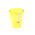Runder Blumentopf, hoch - Lilia - 12,5 cm - Transparent gelb - 