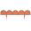 Garden fence - Garden Line - 10 m - Terracotta