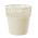 Ronde bloempot met kant - 17,5 cm - Naturo - Creme - 