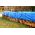 Plachta - 4 x 8 m - modrá - 