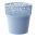 Vaso di fiori rotondo con pizzo - 17,5 cm - Albero - Grigio ghiaccio - 