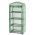 Ensidig drivhus med 4 hylder - 49 x 69 x 160 cm - 