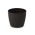 "Magnolia Jersey" round pot casing - 11 cm - mocha-brown