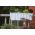 "Crown" railing-mounted balcony box - white - 58 cm
