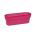 Scatola da balcone "Bella" con supporto - 50 cm - fucsia - 