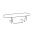 Scatola da balcone "Bella" con supporto - 50 cm - fucsia - 