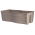Op pot gemonteerde plantenbak "Wave" - 60 cm - grijs-beige - 