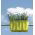 Hängende Balkonbox - Krone - 40 cm - Lime - 