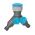 Adattatore rubinetto IDEAL a 2 vie - per rubinetti da 3/4 "e 1" - CELLFAST - 
