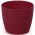 Casing pot bundar "Magnolia Jersey" - 19 cm - merah tua - 