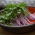 Red kale - sprouting seeds