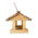 Klassieke hangende vogelvoeder - ruw hout - 