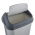 25-litre silvery-grey Swantje dustbin with a rotating lid
