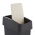 Poubelle Magne avec couvercle ouvrant par pression - 10 litres - gris graphite - 