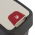 Poubelle Magne avec couvercle ouvrant par pression - 10 litres - gris graphite - 
