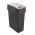 Poubelle Magne avec couvercle ouvrant par pression - 10 litres - gris graphite - 