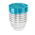 Conjunto de 6 recipientes redondos para alimentos - Fredo "Fresh" - 0.2 litros - azul fresco - 