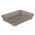 Grey-brown A4 storage basket