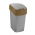 Papelera de reciclaje de 25 litros marrón Flip Bin - 
