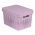 Recipiente Infinity de 17 litros em malha rosa com tampa - 