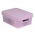 Pink mesh 11-litre Infinity container with a lid