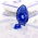 Food box, food storage container - All 4 Fresh - 0.7 litre - transparent blue