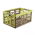 Collapsible basket with soft handles - Ben - 45 litre - grey brown/fern flower green
