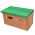 Nestkast Swift - bruin met groendak - 