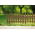 Garden fence edging - 27 cm x 3.2 m - brown