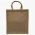 Borsa tote in juta - 32 x 35 x 20 cm - colore naturale - 