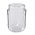 Glass twist-off jars, mason jars - fi 82 - 720 ml with white lids - 8 pcs