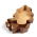 Stampo per torta di carta - a forma di albero di Natale - 16 x 14 x 3,5 cm - 6 pz - 