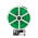 Kawat taman datar, dilapisi PVC 30 mx 2 mm - 
