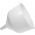 Imbuto in plastica con bordo rialzato - fi 25 - per damigiane e damigiane - 