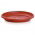"Terra" outdoor shallow plant pot with a saucer - 20 cm - terracotta-coloured