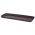 "Venus" balcony box with a saucer - 60 cm - brown