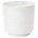 "Satina Marmur" pot casing with a marble-pattern - 13 cm - white-grey