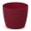 Casing pot bundar "Magnolia Jersey" - 19 cm - merah tua - 
