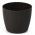 "Magnolia Jersey" round pot casing - 11 cm - mocha-brown