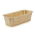Stampo per torta in carta rettangolare "Plumpy" - 15,8 x 5,5 x 5,2 cm - dorato - 6 pz - 