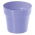 Yuvarlak basit saksı - 12 cm - lavanta mavisi - 