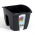 Coffre de balcon sur rail "Crown" - gris anthracite - 24 cm - 