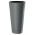 "Diament Slim" hoge ronde plantenpot met een inzet - 40 cm - antracietgrijs - 