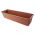 "Agro" outdoor planter - terracotta-coloured - 60 cm