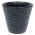 Vaso redondo - Onda - 35 cm - Antracite - 