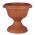 Urn-vormige bloembak "Roma" - 30 cm - terracottakleurig - 