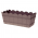 Holzmaserbox "Elba" - 40 cm - grau-beige - 