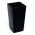 Quadratischer Blumenkasten "Finezja" mit Einsatz - 40 cm - schwarz - 