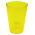 Runder Blumentopf, hoch - Lilia - 12,5 cm - Transparent gelb - 